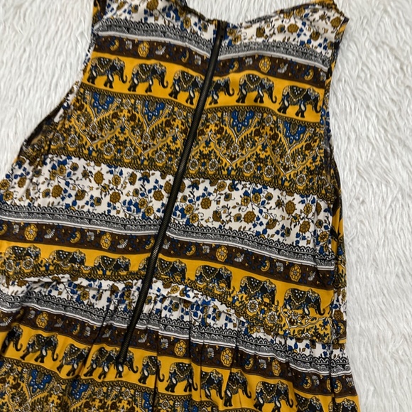 Forever21 women’s boho elephant paisley sleeveless summer dress size 1X - Picture 6 of 6